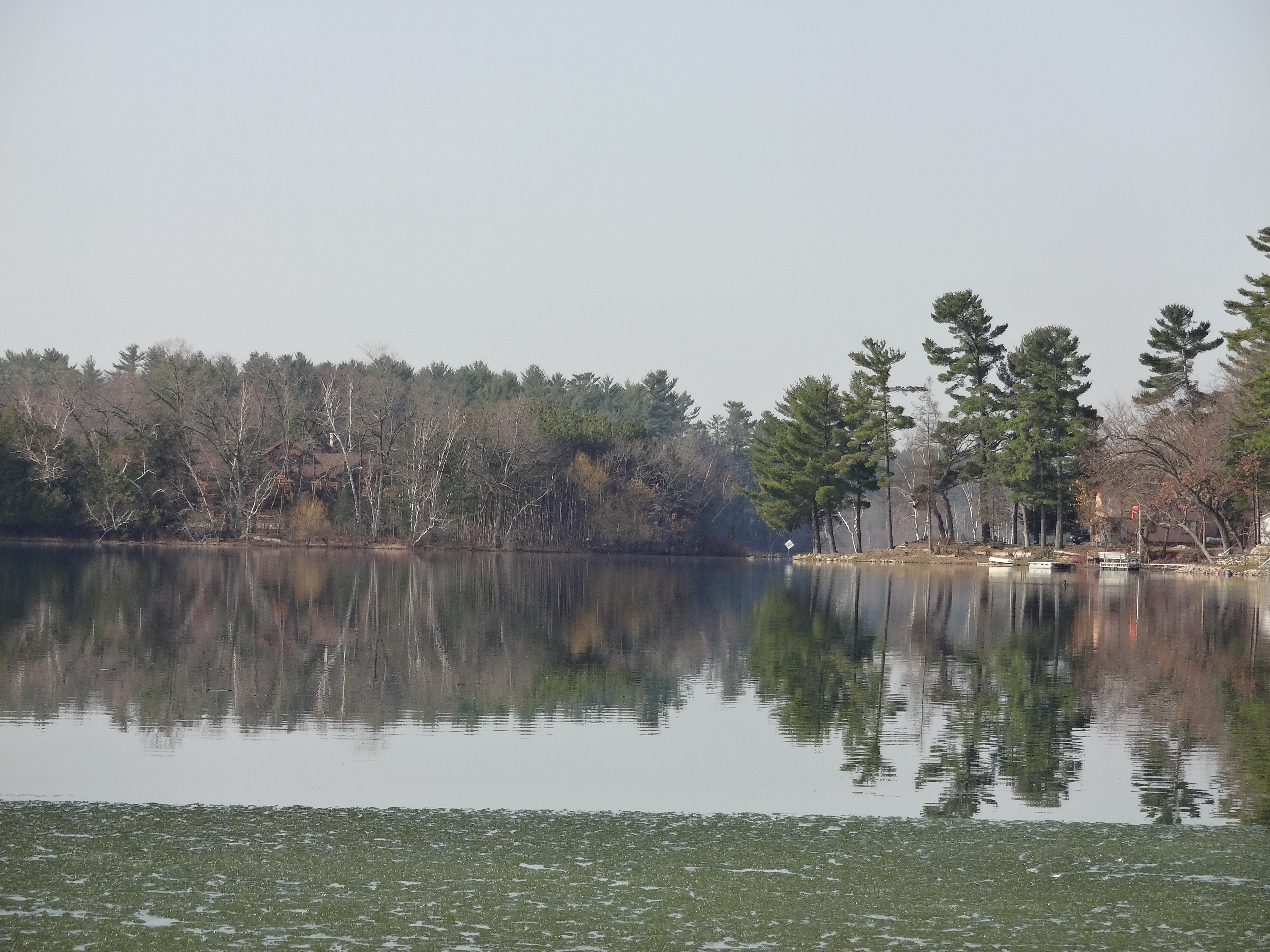 Columbia Lake Ice Going Out