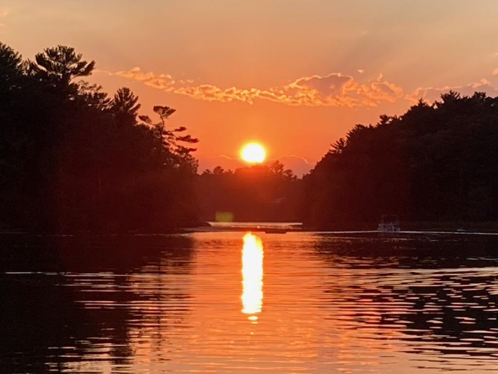 Taylor Lake Sunset on The Chain O' Lakes