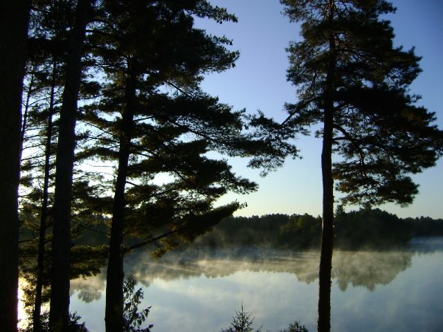 Columbia Lake on The Chain O' lakes Waupaca, Wi